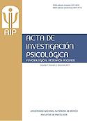 Imagen de portada de la revista Acta de Investigación Psicológica