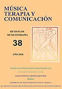 Imagen de portada de la revista Música, terapia y comunicación